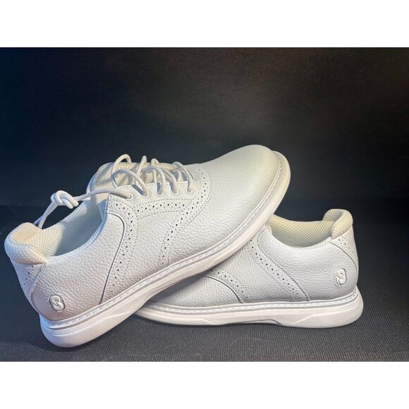 Brand New Mens All White Stroll -Promenade Golf Shoes (Size-10.5) main image 6